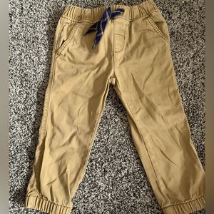 Boys 2T Carters Elastic Waist Tan Pants